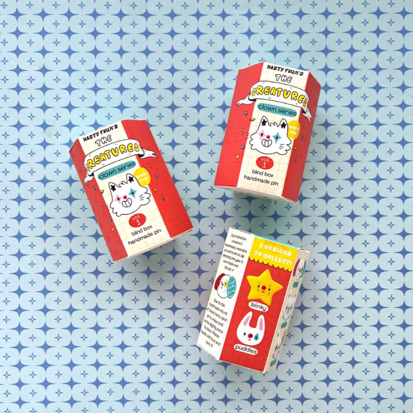 The Creatures: Clown Series Blind Box Pin