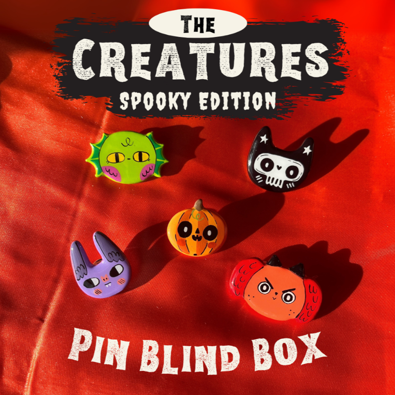 The Creatures: Spooky Series Blind Box Pin