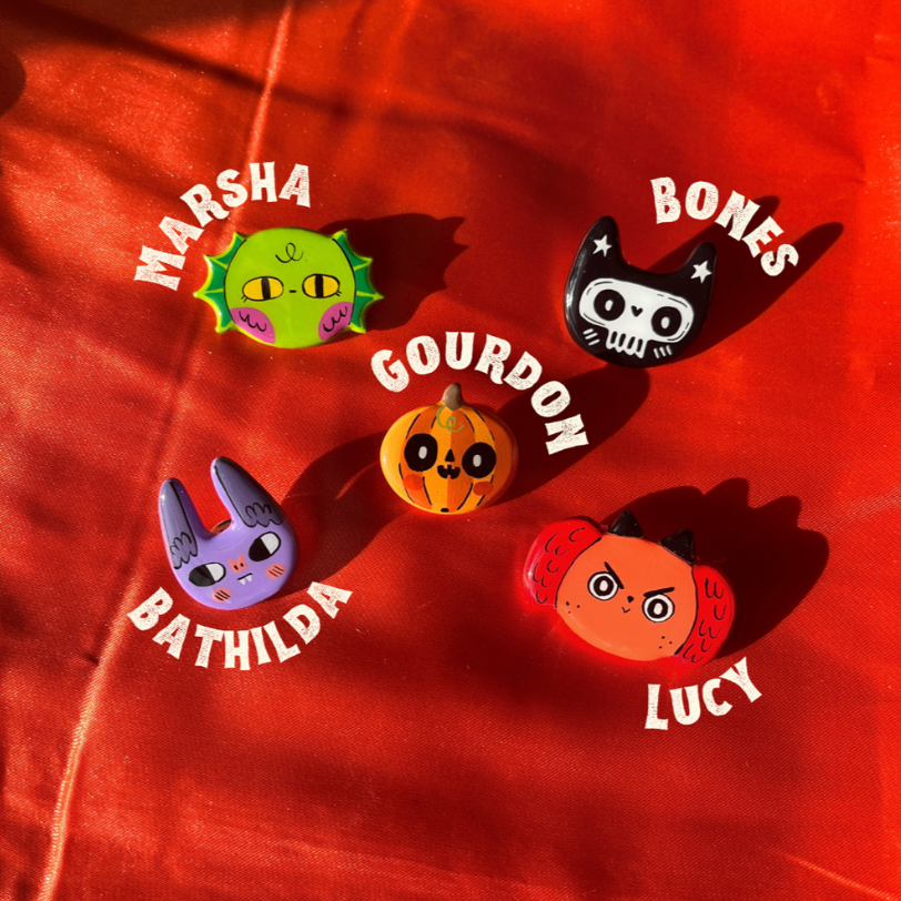 The Creatures: Spooky Series Blind Box Pin