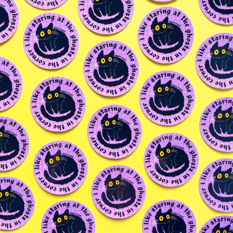 Staring at the Ghosts sticker