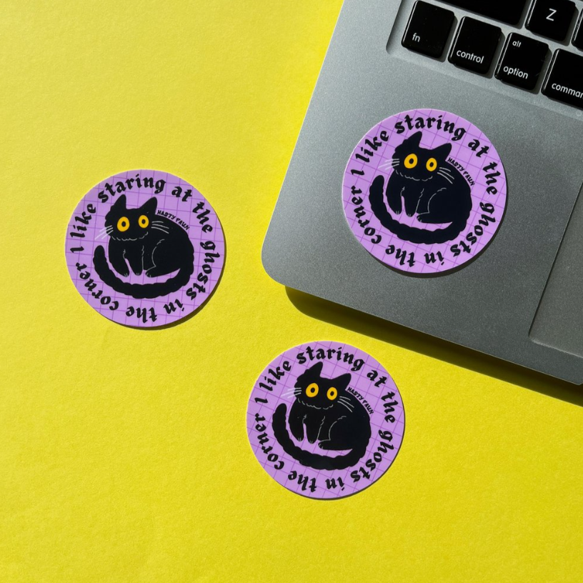 Staring at the Ghosts sticker