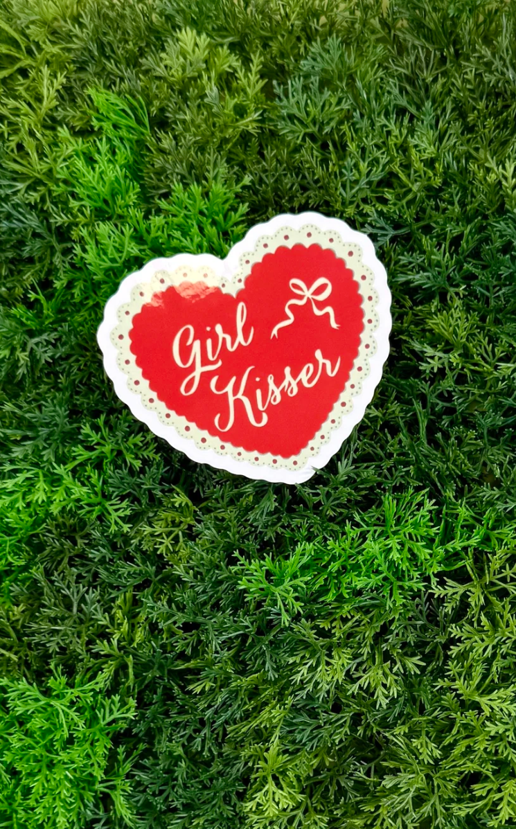 Girl Kisser Sticker