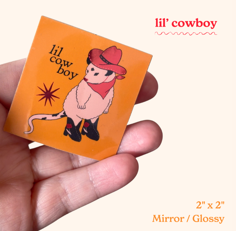 lil' cowboy sticker