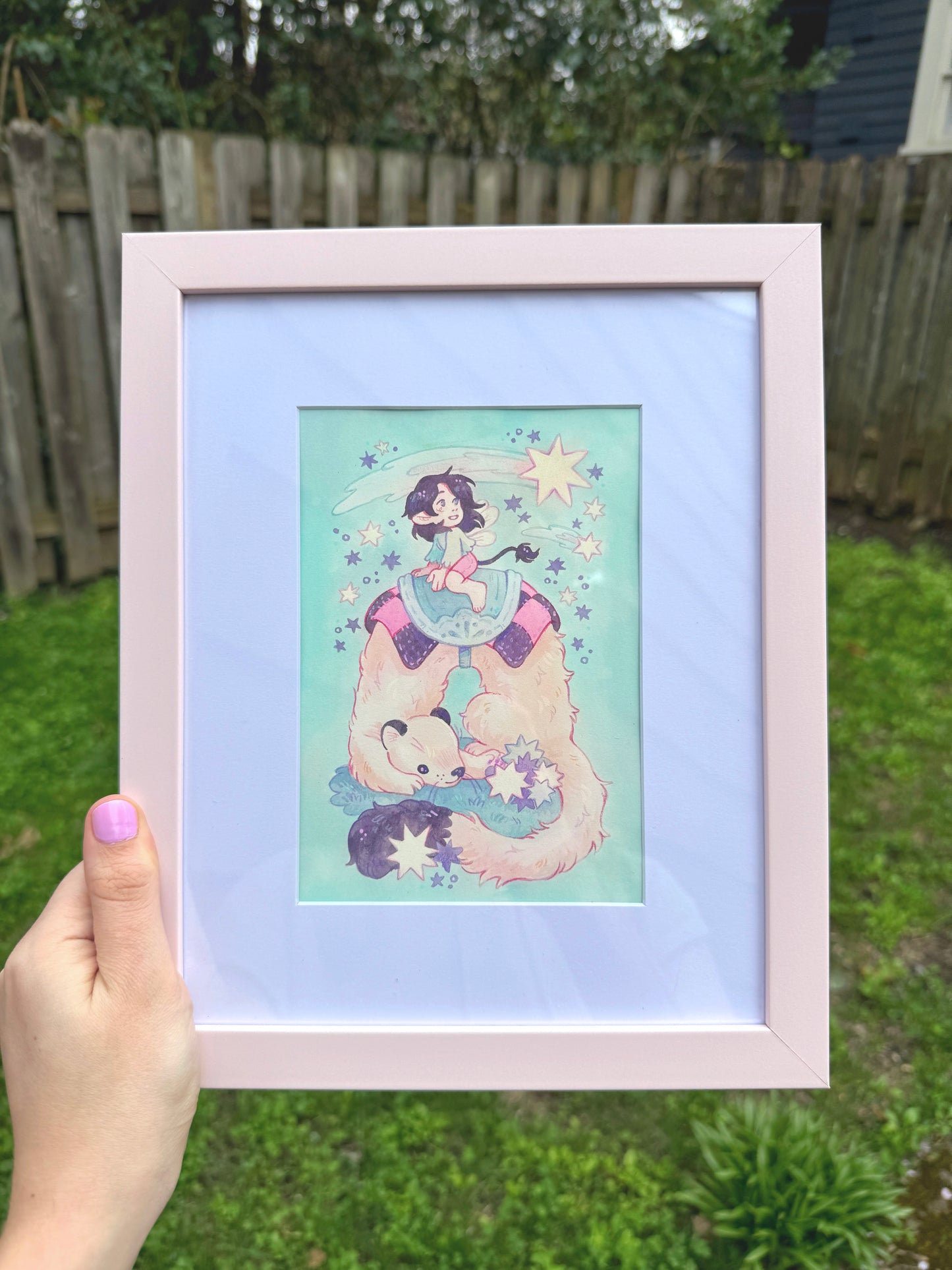 Star Collector - Framed Original Painting