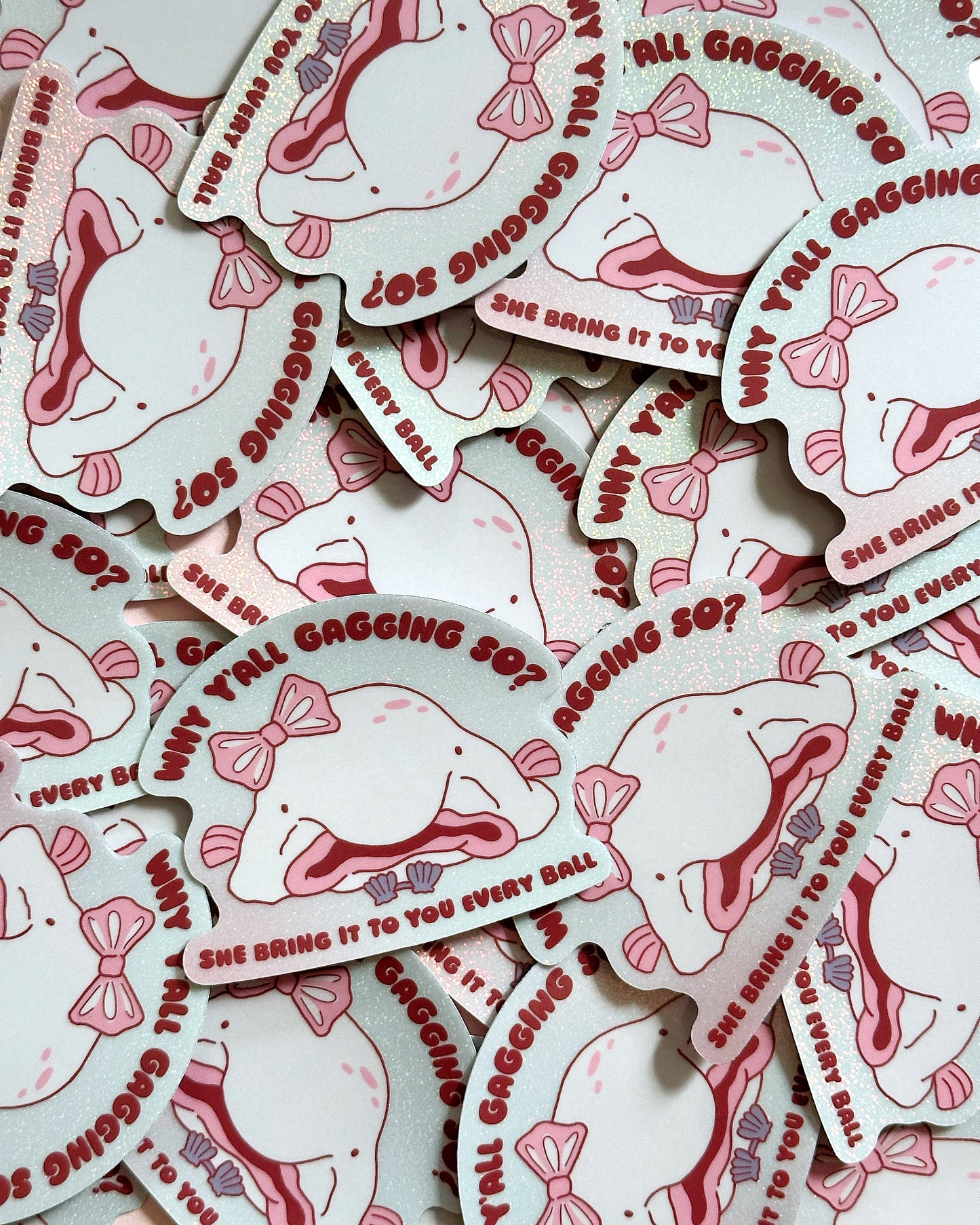 Blobfish Betty Sticker