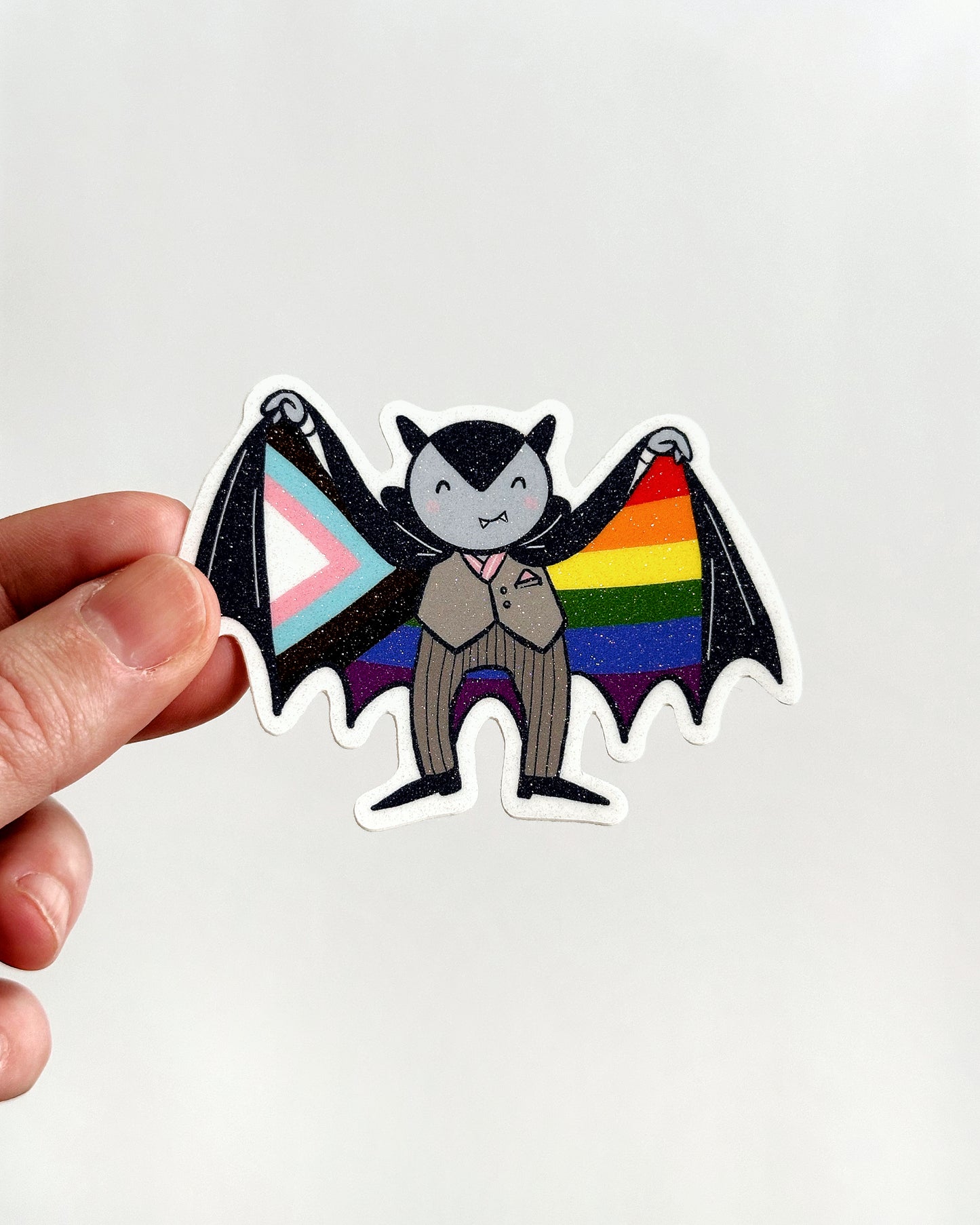 Tiny Vampire Pride Sticker