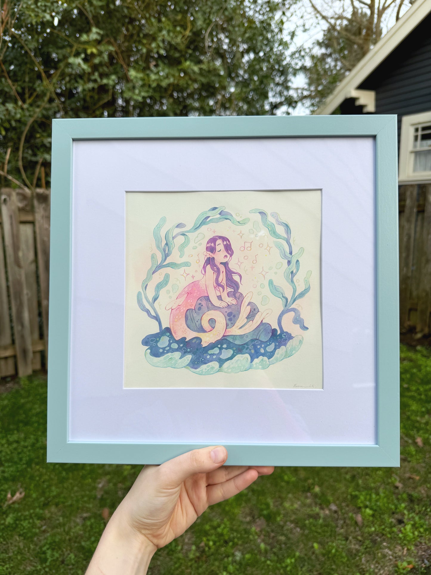 The Siren - Framed Original Painting