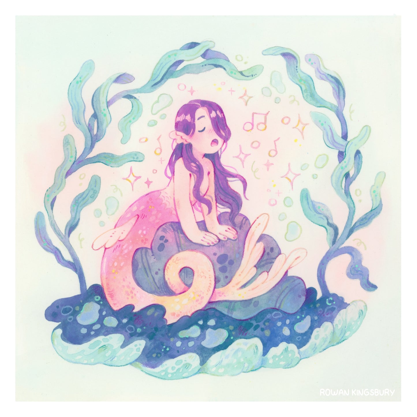 The Siren - Framed Original Painting