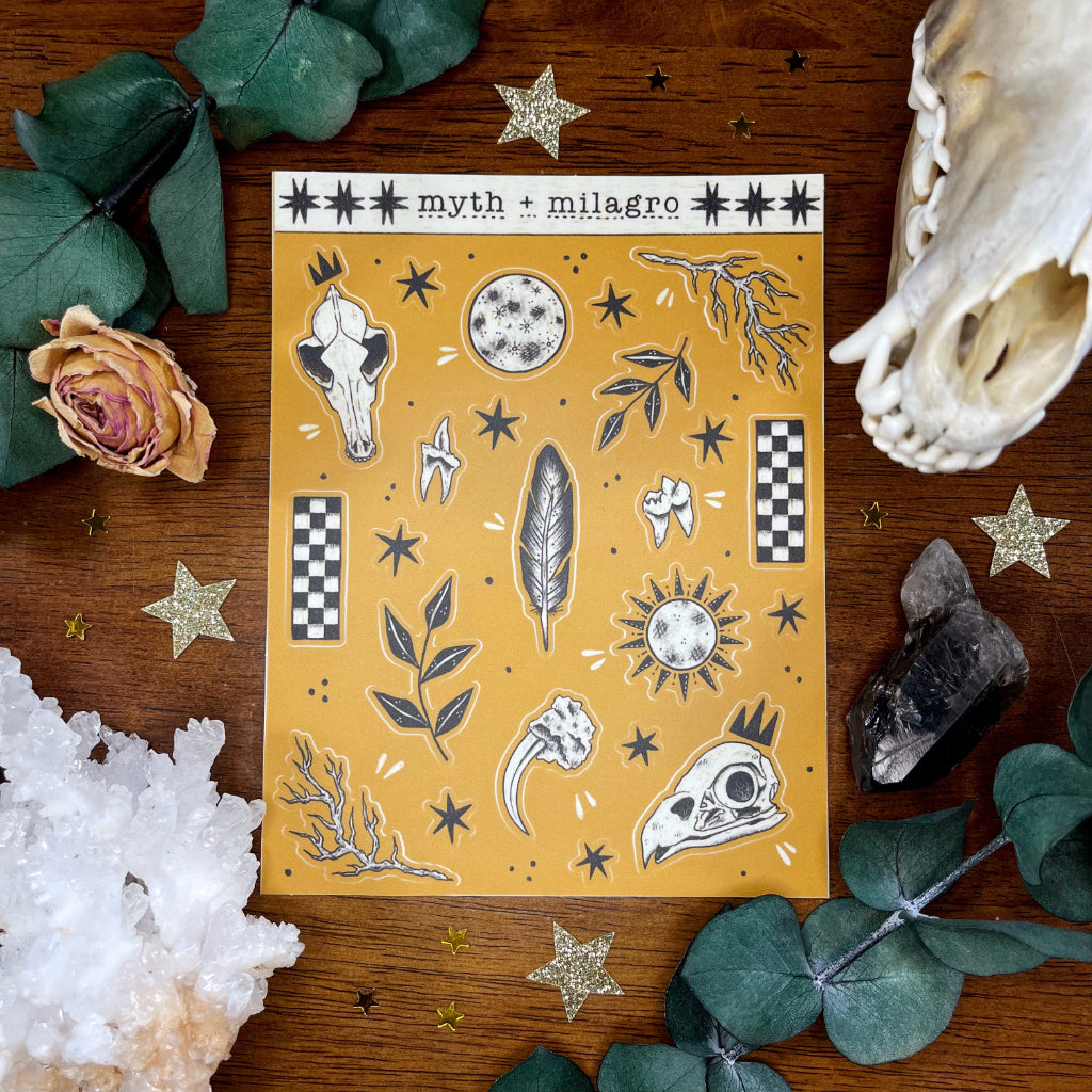 Southern Sorrows Vinyl Sticker Sheet