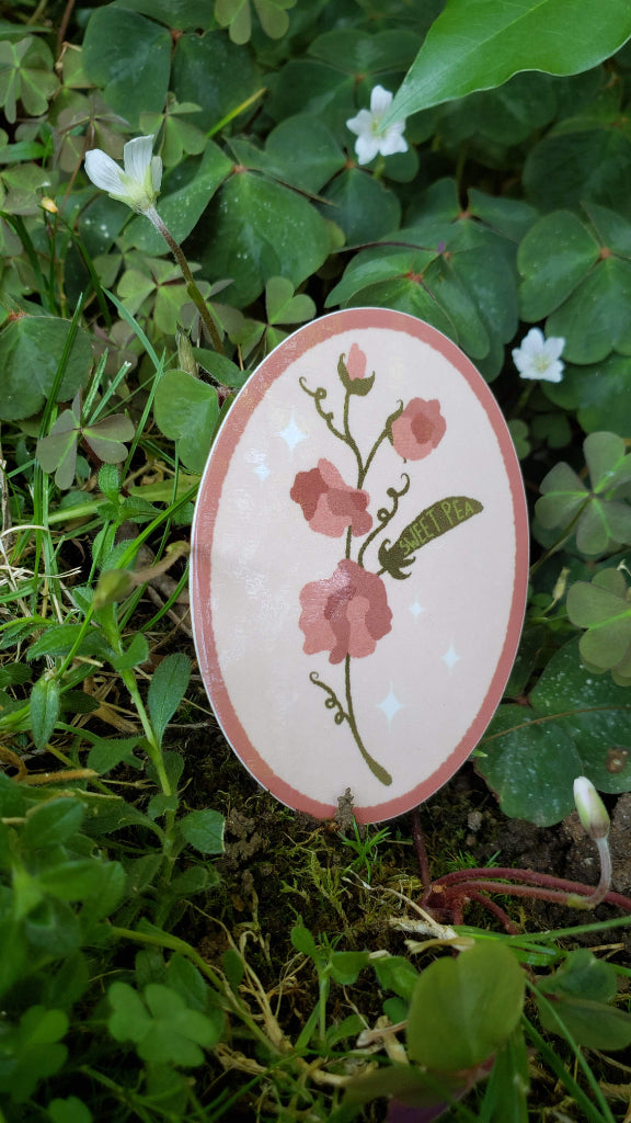 sweet pea stickers