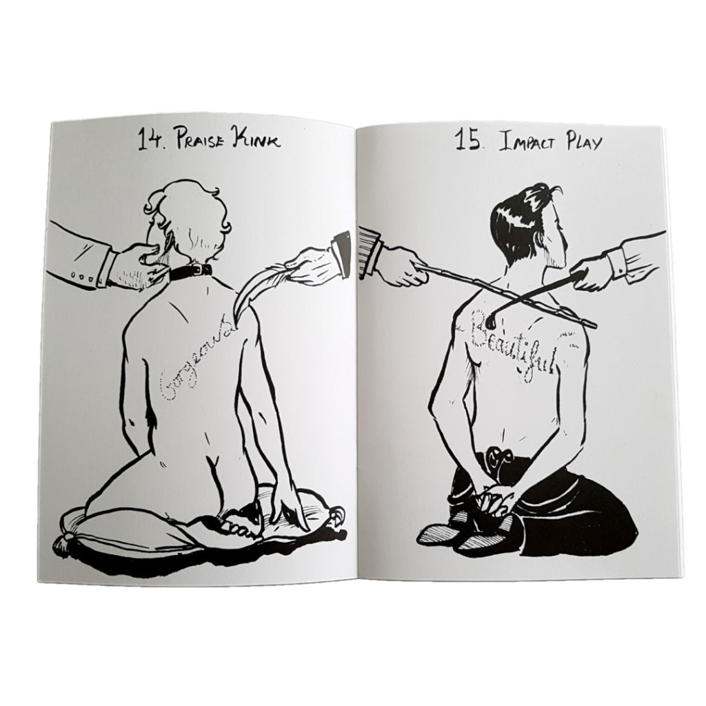 Kinktober Sir Butler and Boy by Tab Kimpton