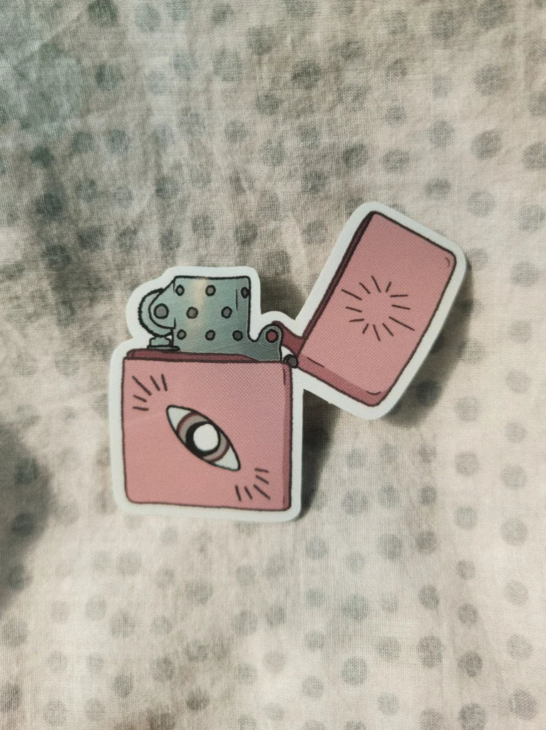 lighter sticker