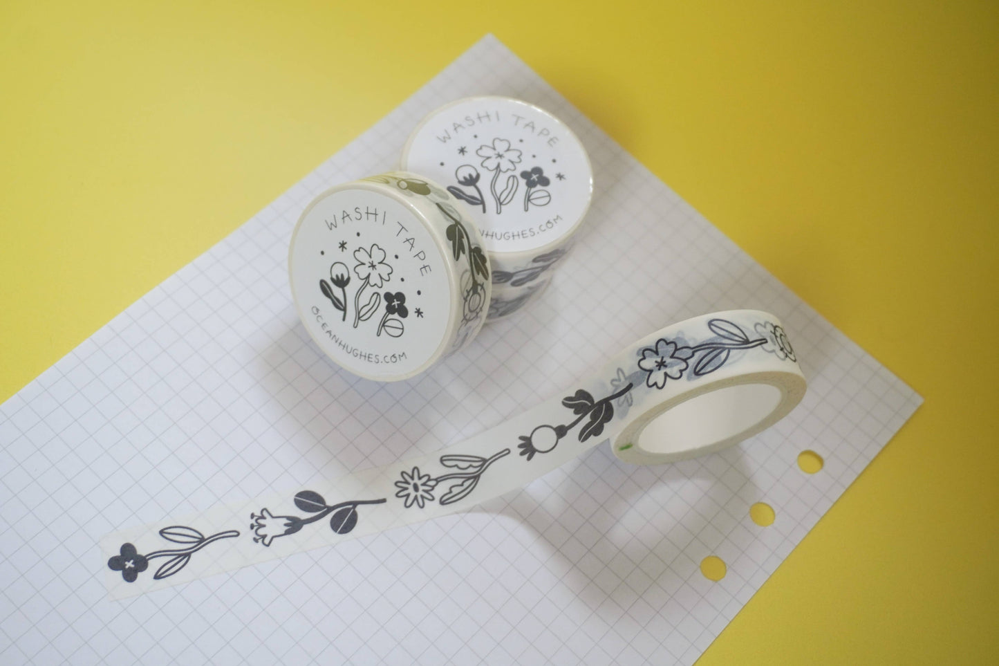 Flower Doodles Washi Tape