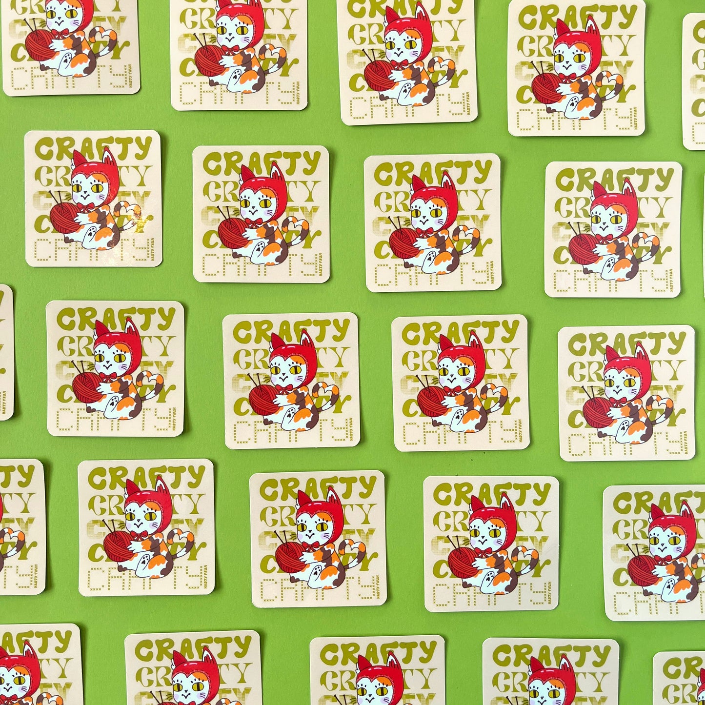 Crafty Cat Sticker