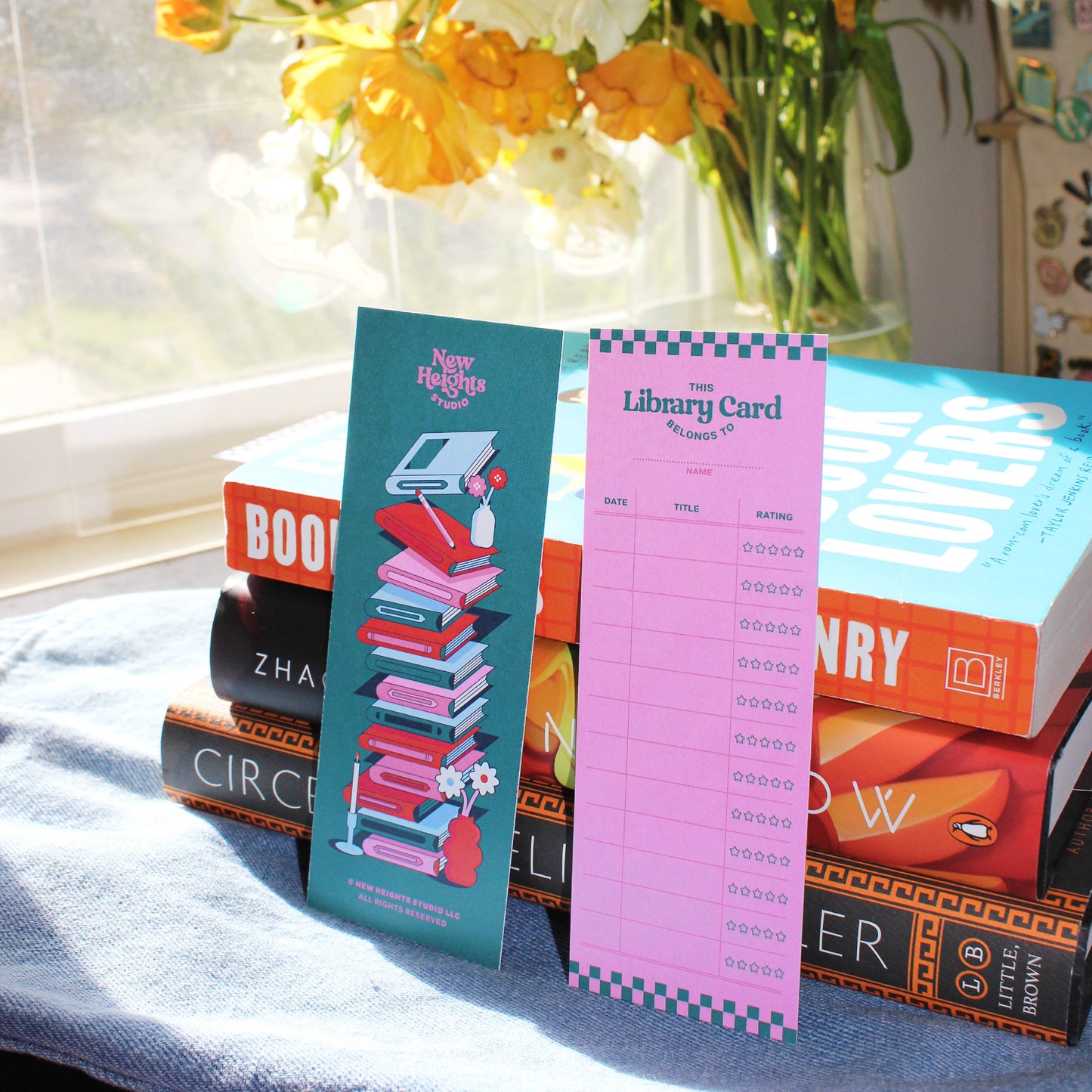 Pink Tracker Bookmark