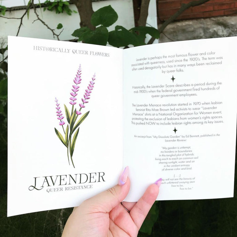 Historically Queer Flowers Zine