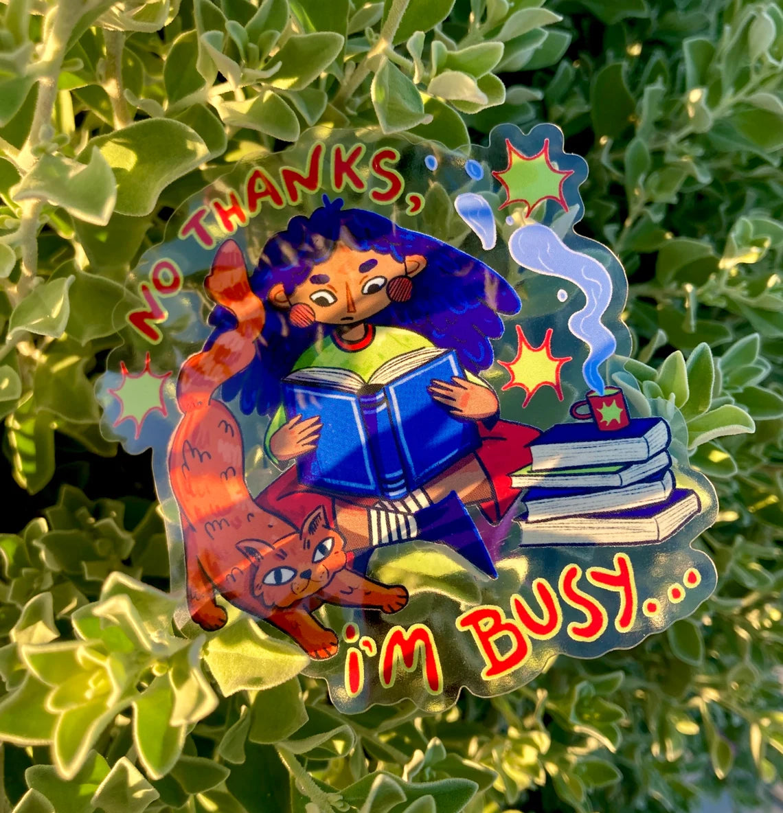 No Thanks, I'm Busy sticker