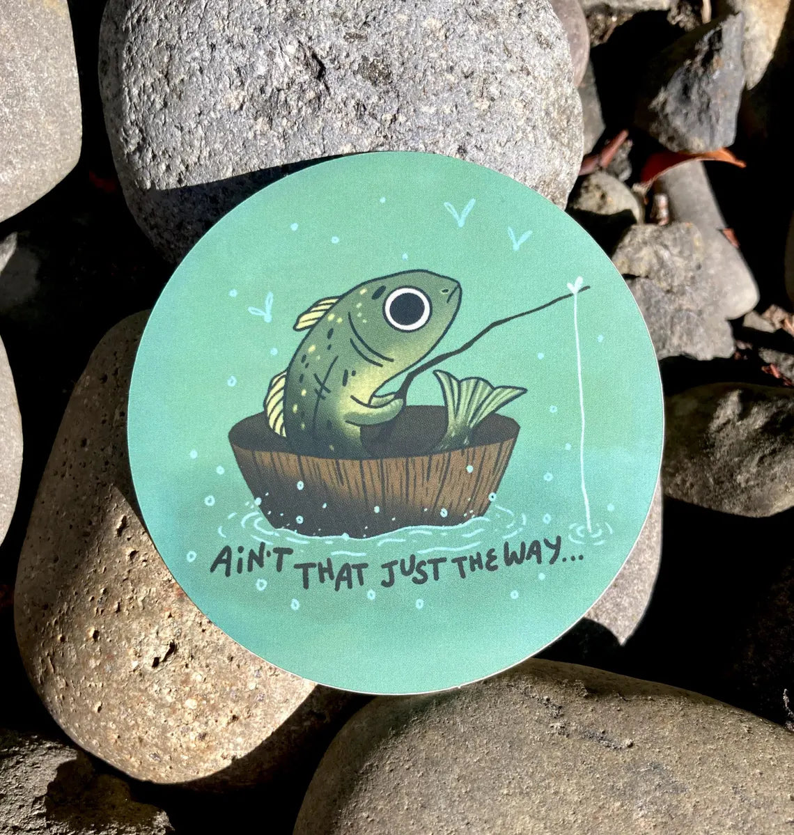 Fish Fishing sticker