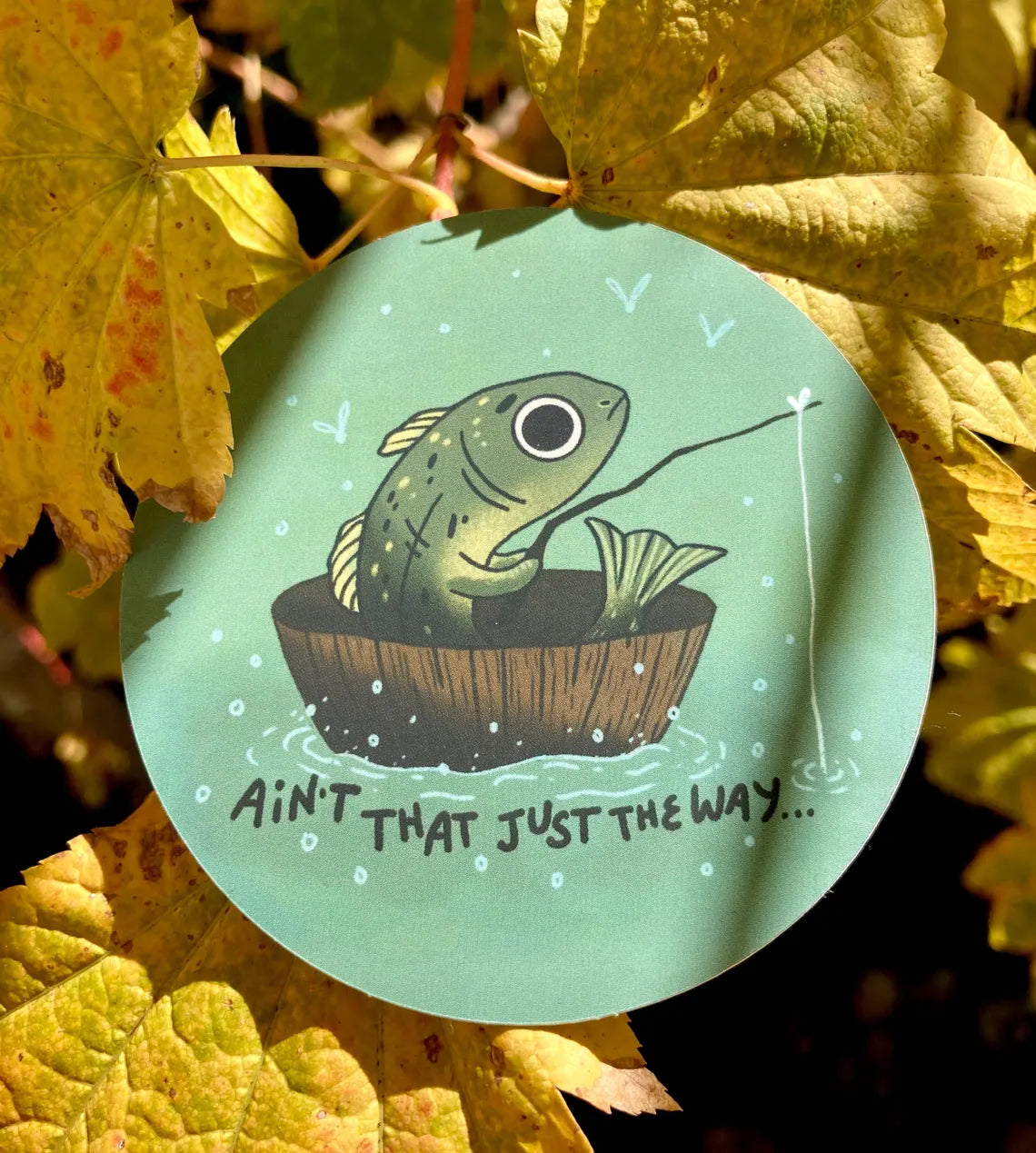 Fish Fishing sticker
