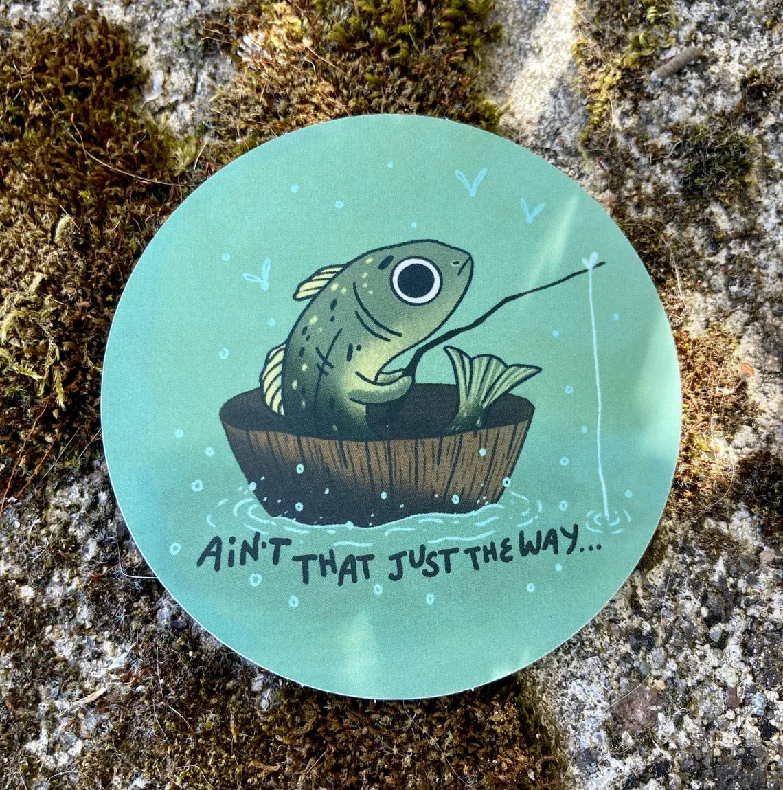 Fish Fishing sticker