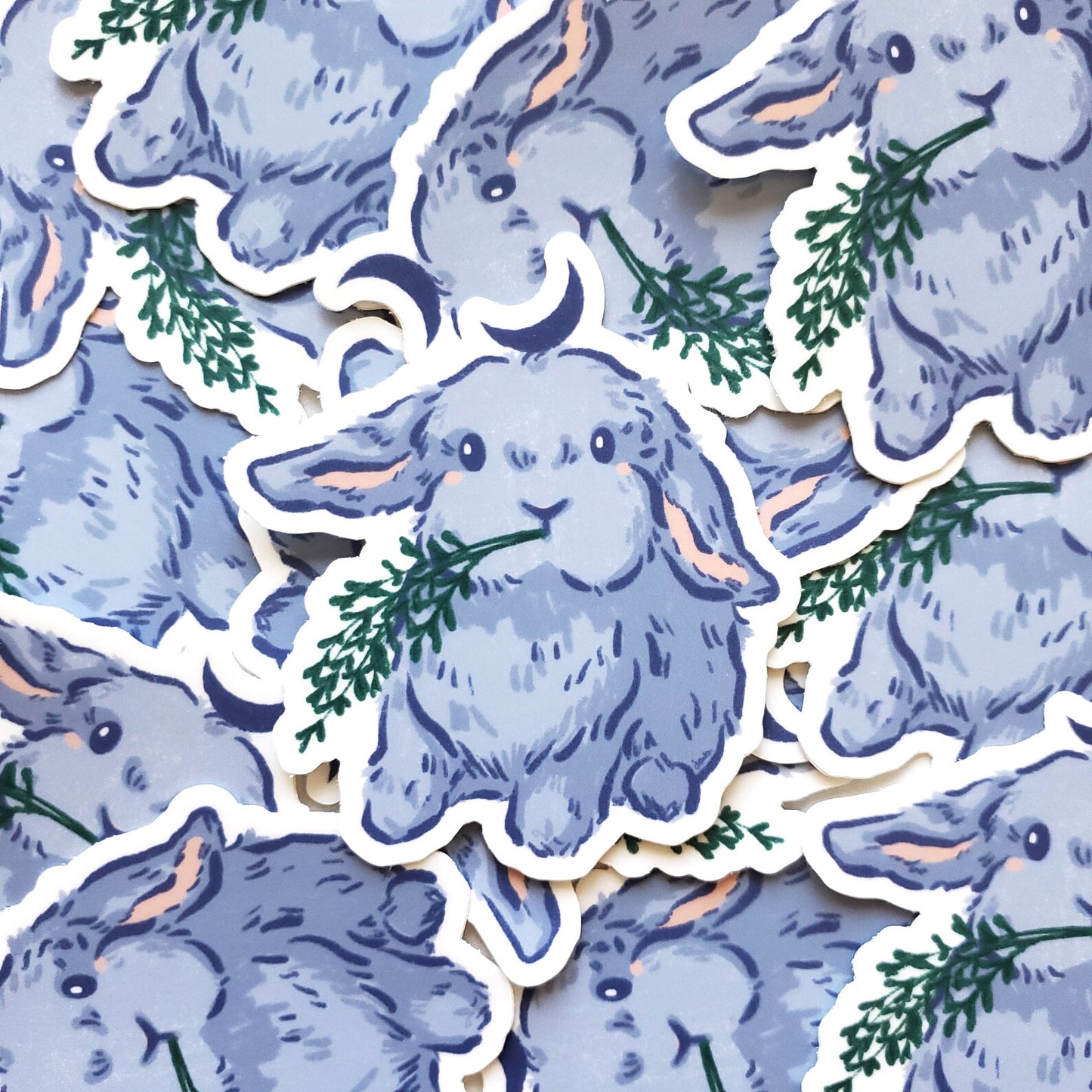 Munch Moon Bun sticker