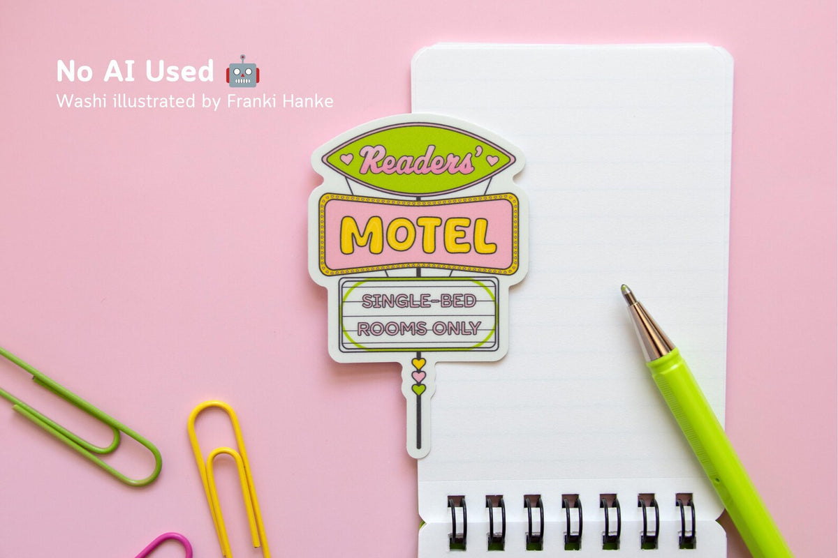 Readers Motel Sticker | "Only One Bed"