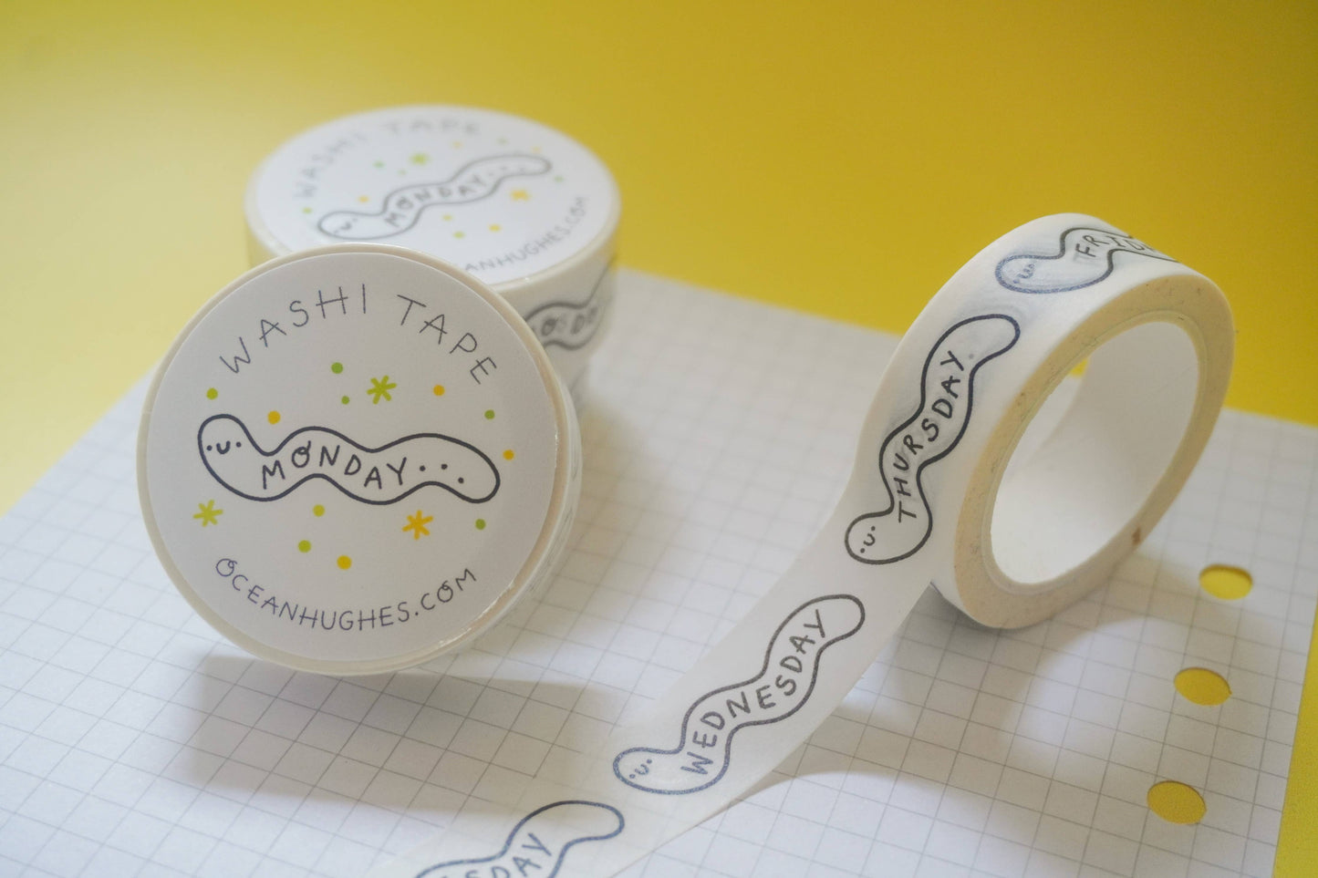 Weekly Worms Washi Tape