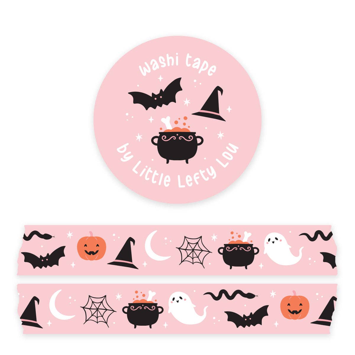 Halloween Pink Washi Tape
