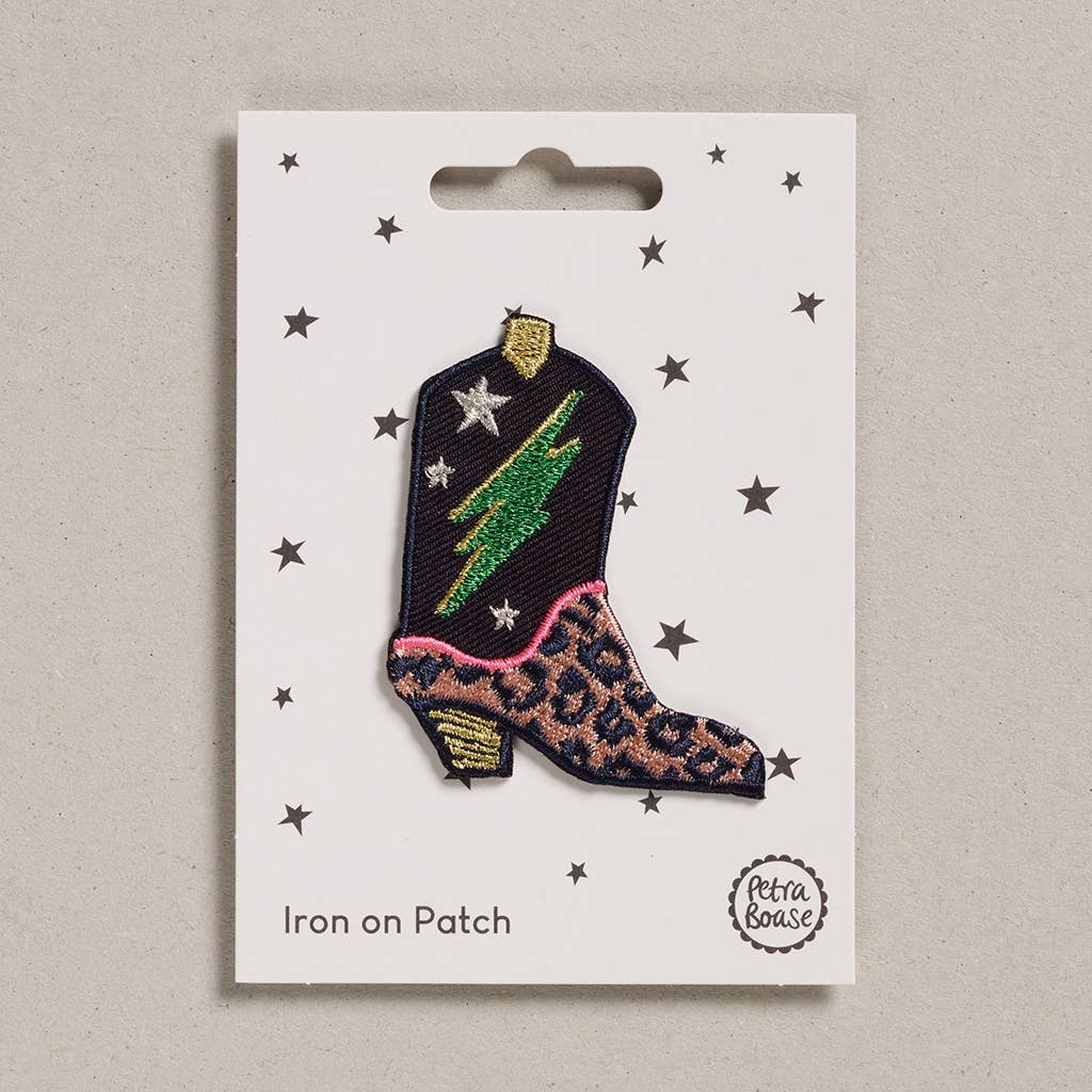 Iron on Patch Cowboy Boot
