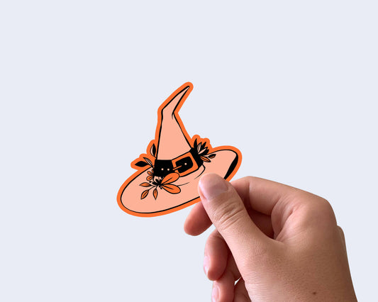 Witch hat, Halloween sticker, Witchy Halloween sticker