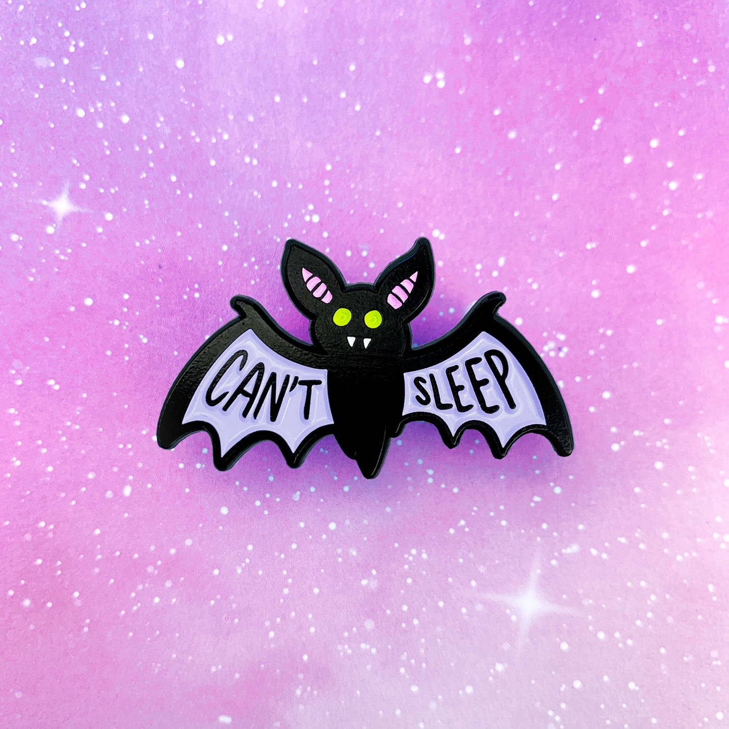 Can't Sleep Enamel Pin