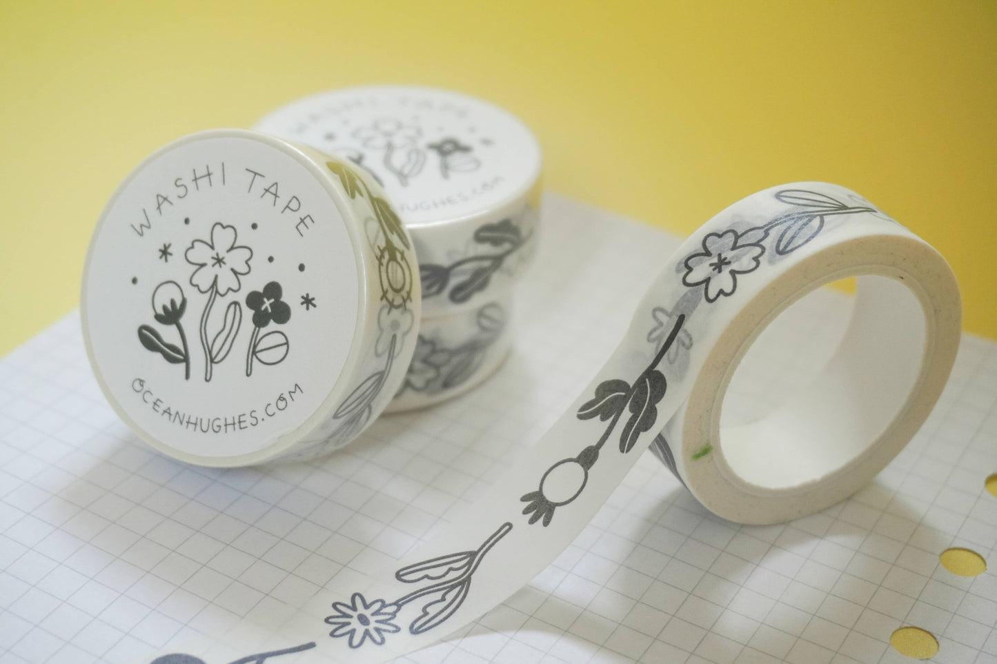 Flower Doodles Washi Tape