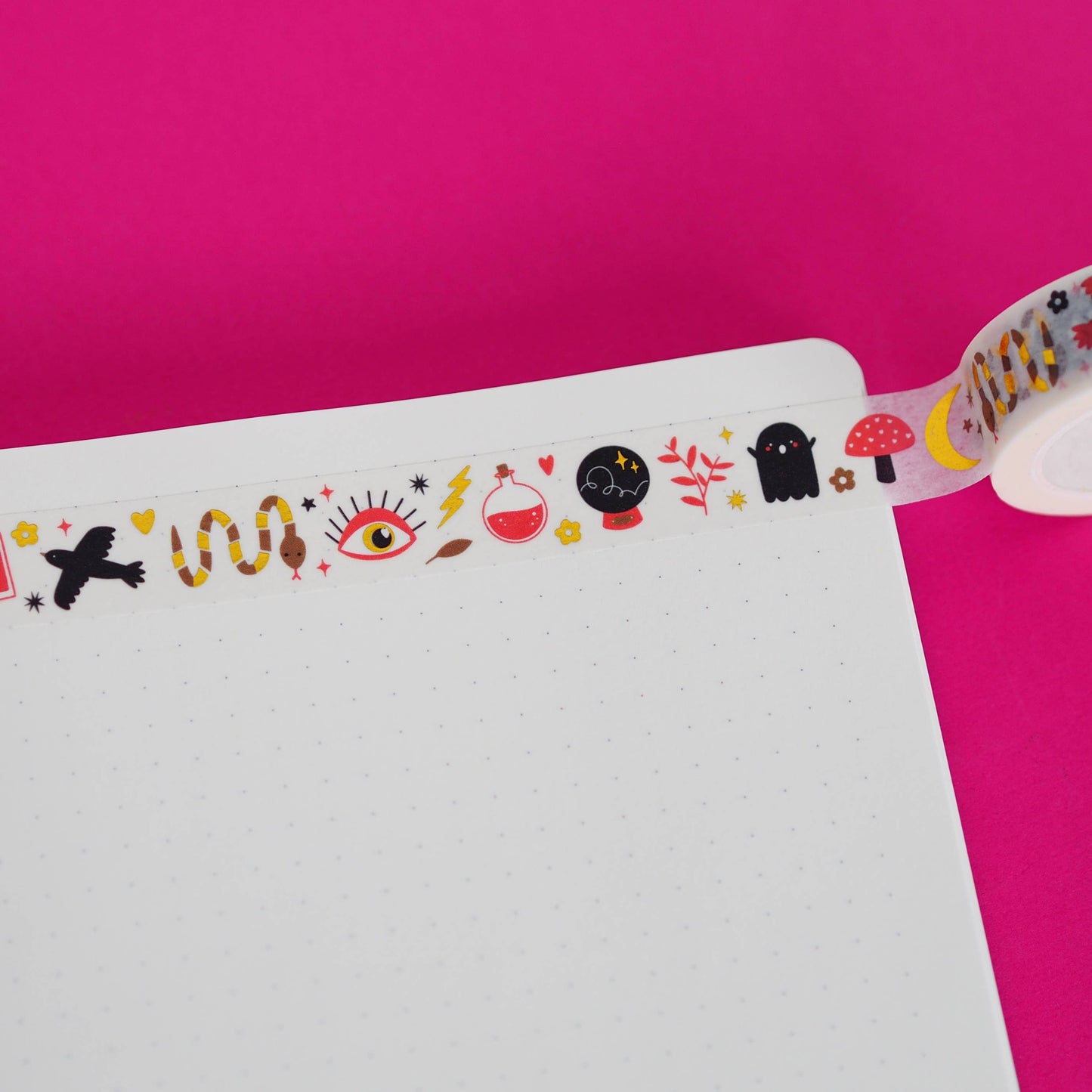 Spooky Stuff Gold Foil Washi Tape