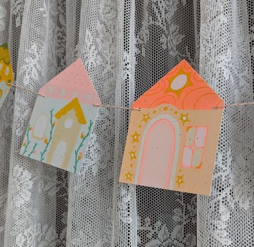 limited edition risograph neighborhood garland