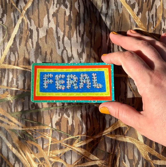 Feral sticker