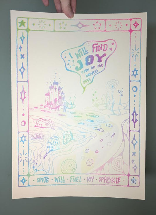 joyous snouse riso print