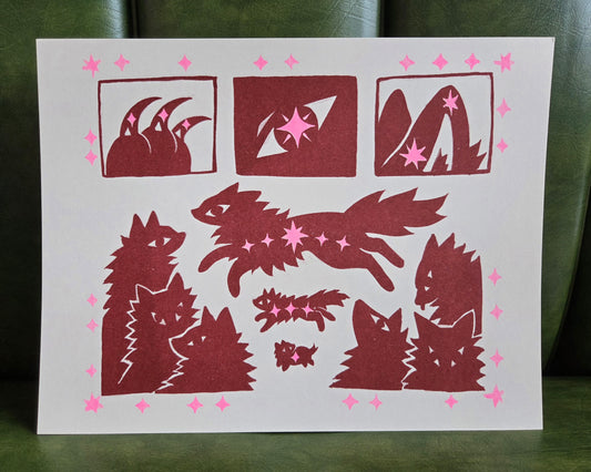 starry wolf riso