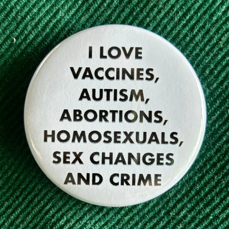 I Love Vaccines badge