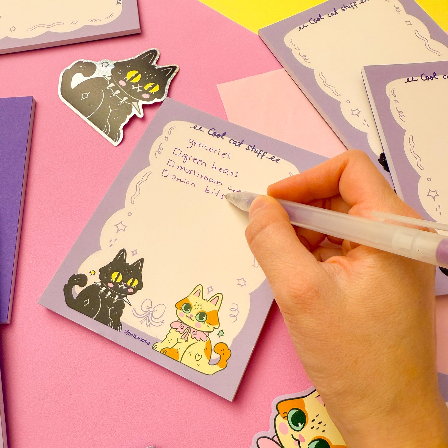 Cat Stuff Memo Note Pads