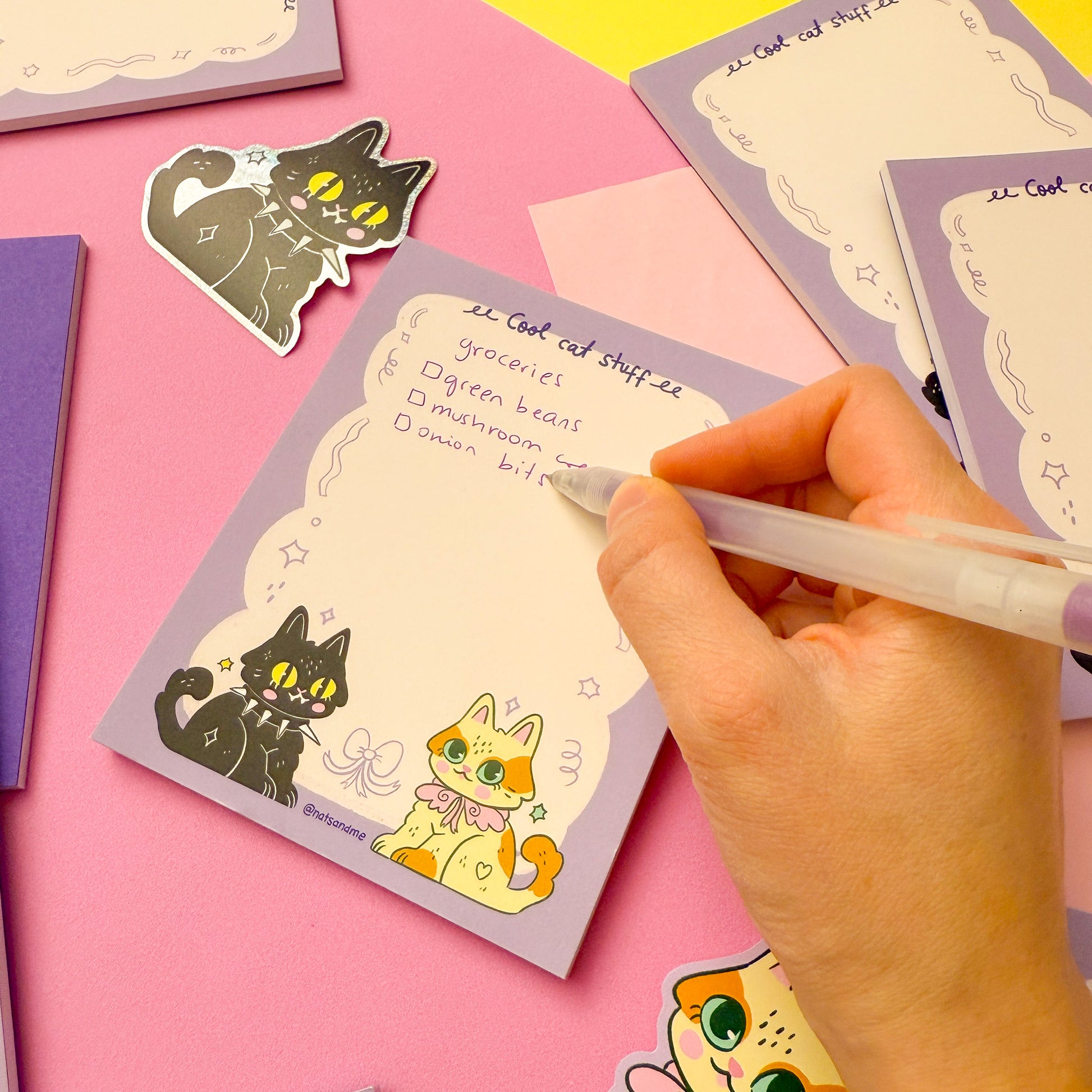 Note For Stuff Cat Stuff Memo Note Pads – Sonny's House