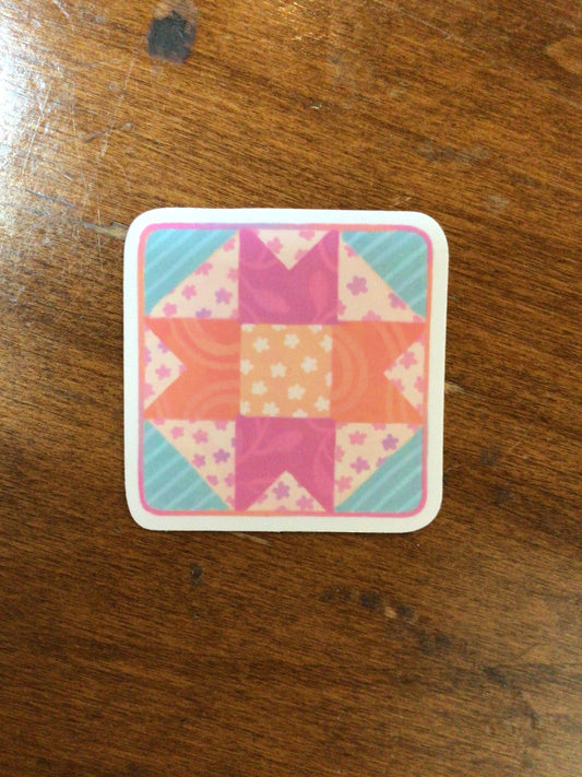 Quilt Square Sticker