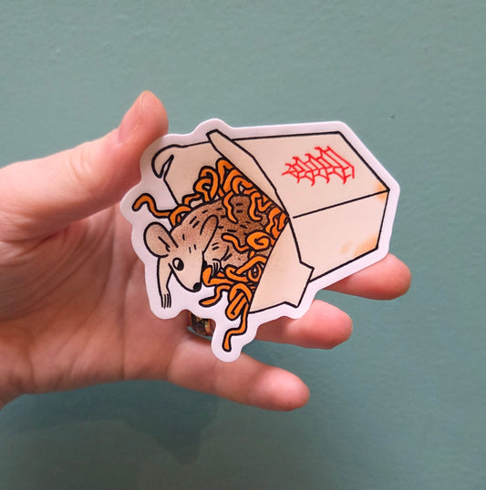 trash rat sticker