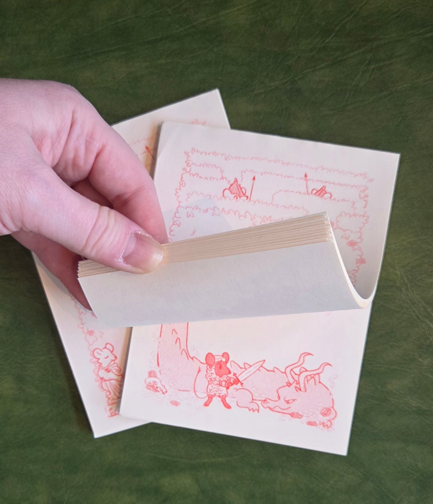 itty bitty medieval notepad