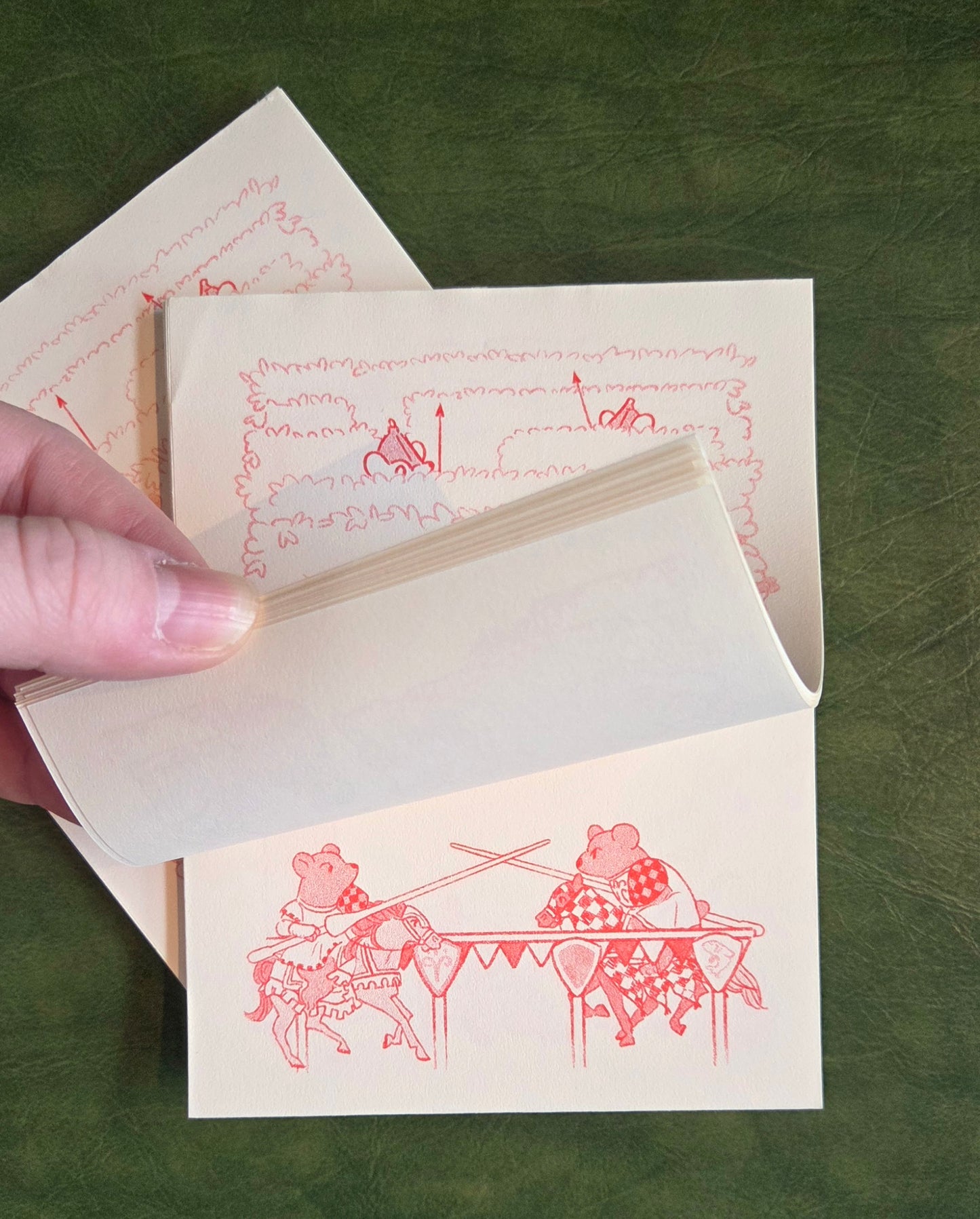 itty bitty medieval notepad