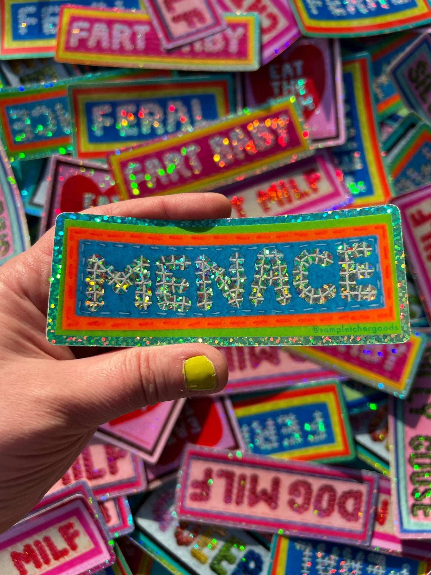 Menace sticker