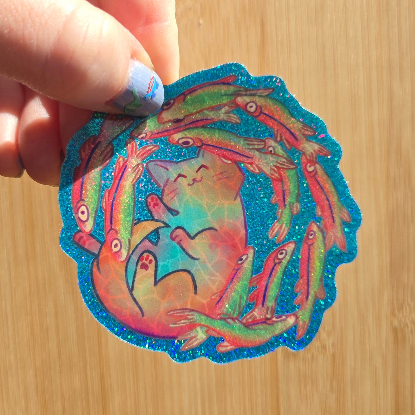 fish dreams sticker