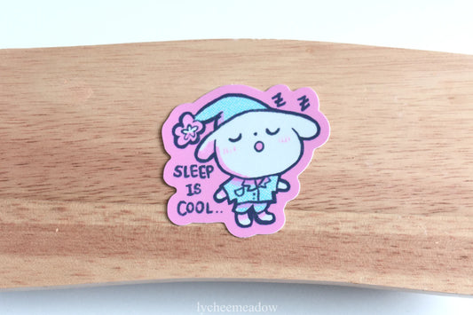 Sleep is Cool vinyl sticker