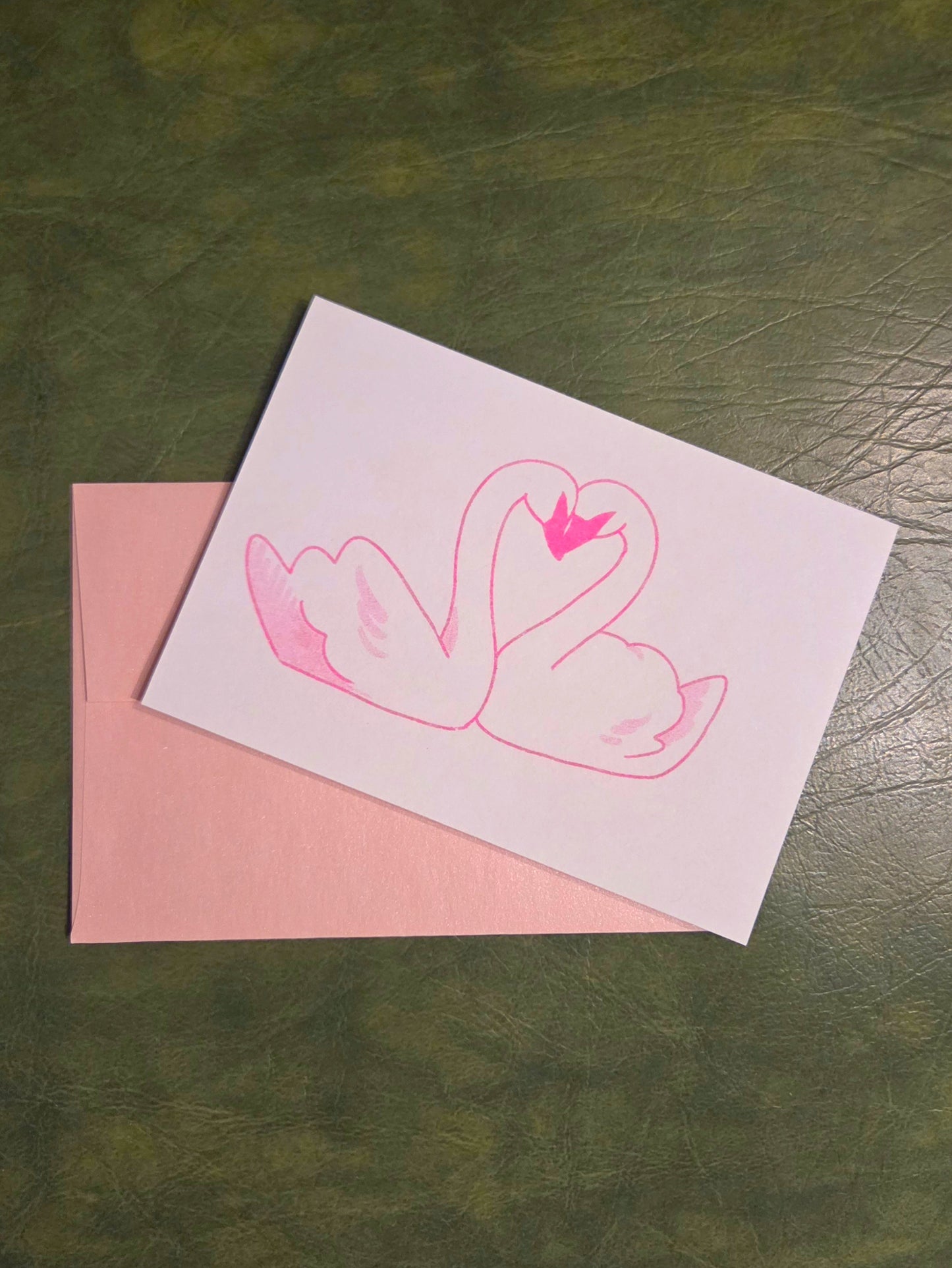 Swan Greeting Card
