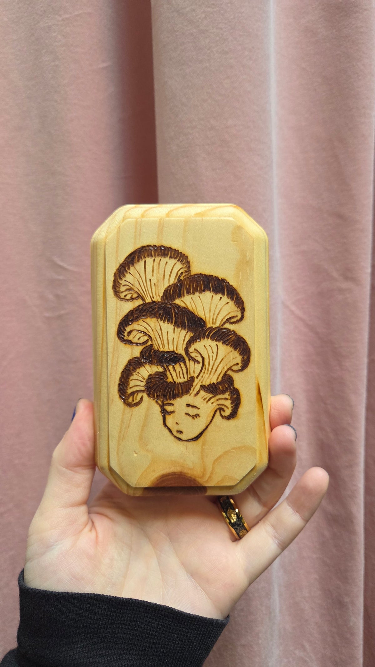 Oyster Mushroom Head woodburn