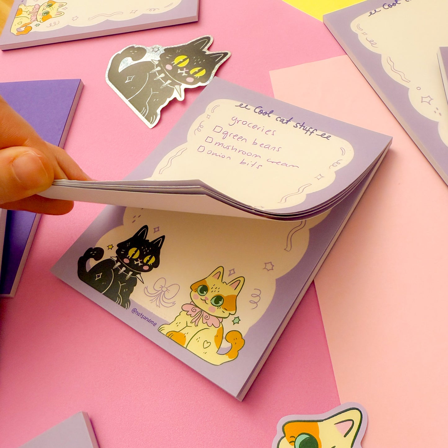 Cat Stuff Memo Note Pads